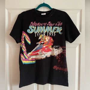 Billionaire Boys Club Black Tee with Multicolor Summer Tour Graphic